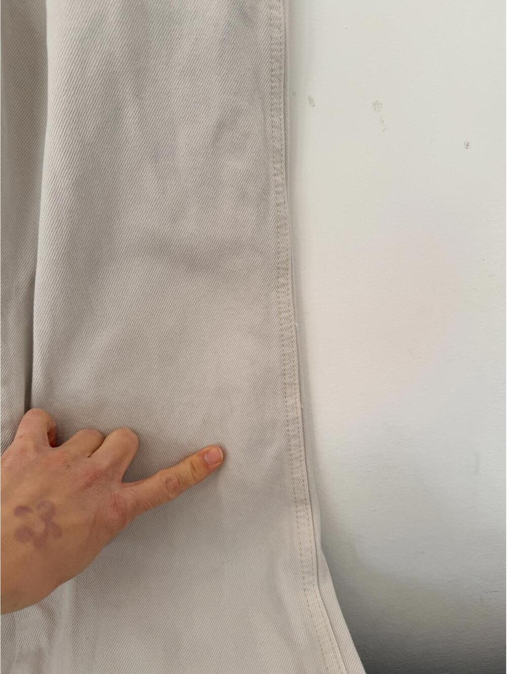 Old navy Light Beige Cotton Overalls with Adjustable Straps size 2 tall - Picture 2 of 5